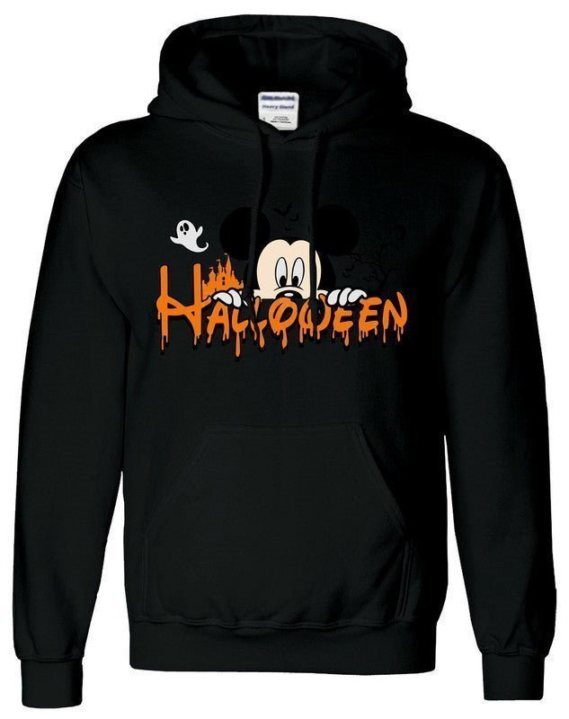 Halloween Mickey's Mens Kids Hoodie Funny Scary Disneyland Horror Unisex Hoody - TheMonkeyTees