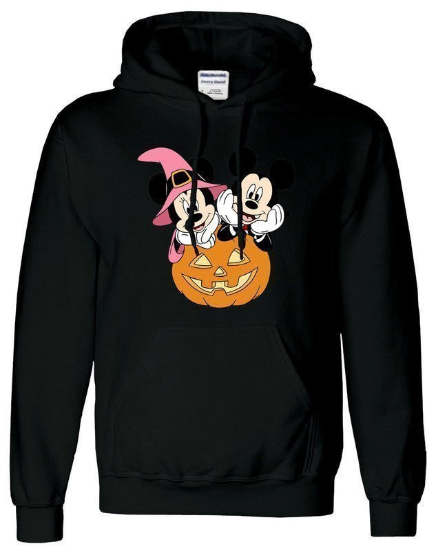 New Halloween Mens Kids Hoodie Mickey Minnie Disneyland Horror Women Top Hoody - TheMonkeyTees