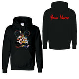 Personalised Mickey Minnie Disneyland Mens Kids Hoodie Family Trip 2024 Party - TheMonkeyTees