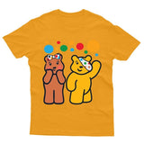 Spotty Day Kids T-Shirt Blush & Pudsey Bear Boys Girls Children In Need Tshirt - TheMonkeyTees