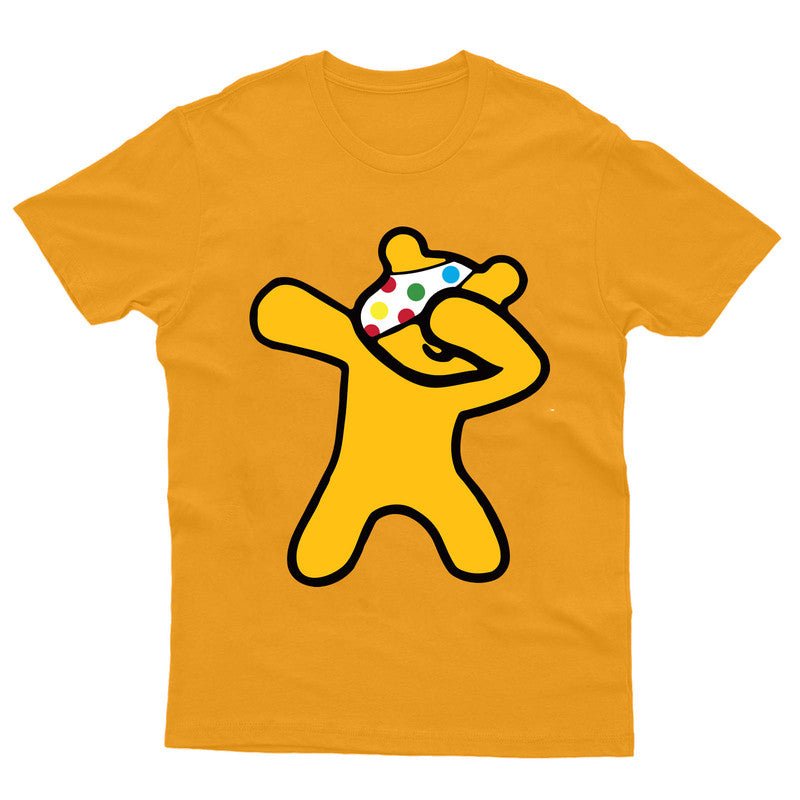 Spotty Day 2024 Kids T-Shirt Dubbing Pudsey Bear Children In Need School Top Tee - TheMonkeyTees