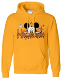 Halloween Mickey's Mens Kids Hoodie Funny Scary Disneyland Horror Unisex Hoody - TheMonkeyTees