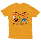 NEW Disneyland 2024 T-Shirt Mickey Minnie Personalised Family Trip Kids Tee - TheMonkeyTees