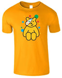 Pudsey Bear Kids T-Shirt Spotty Children In Need Funny Charity Girls Boys Tee - TheMonkeyTees