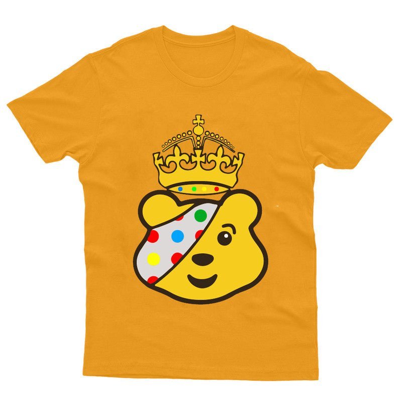 Children In Need Spotty Day 2024 King Pudsey Bear Boys Girls Kids School T Shirt - TheMonkeyTees