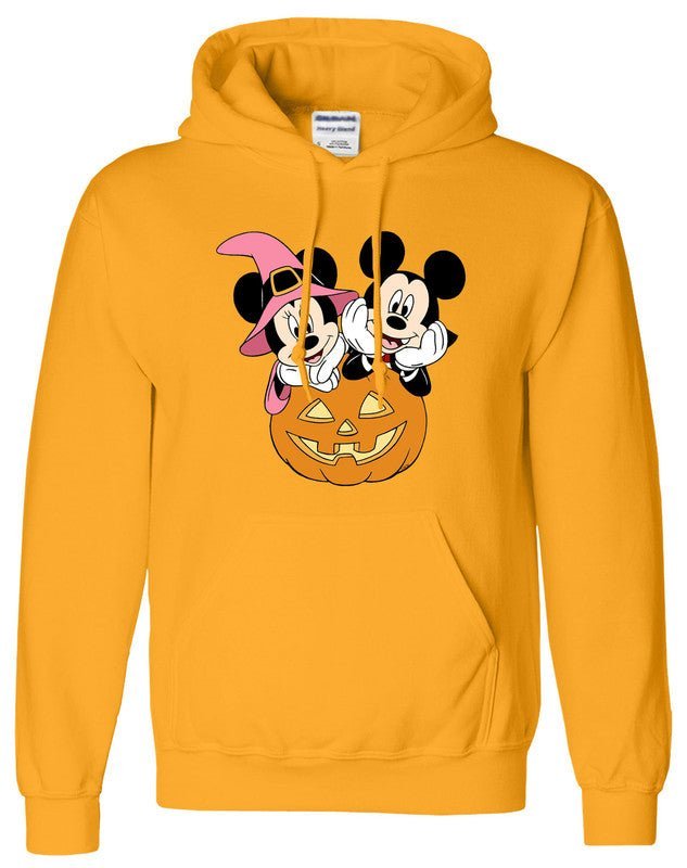 New Halloween Mens Kids Hoodie Mickey Minnie Disneyland Horror Women Top Hoody - TheMonkeyTees