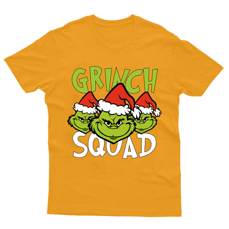 Grinch Squad Mens T Shirt Funny Christmas Xmas Festive Gift Novelty Top Tee