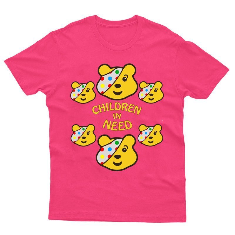 Spotty Day Kids T-Shirt Children In Need 2024 Boys T-Shirt Support Pudsey Bear - TheMonkeyTees