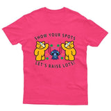 Pudsey Bear Stitch Kids Tshirt Spotty School Day Children In Need Top T Shirt - TheMonkeyTees