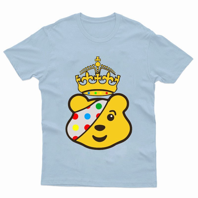 Children In Need Spotty Day 2024 King Pudsey Bear Boys Girls Kids School T Shirt - TheMonkeyTees