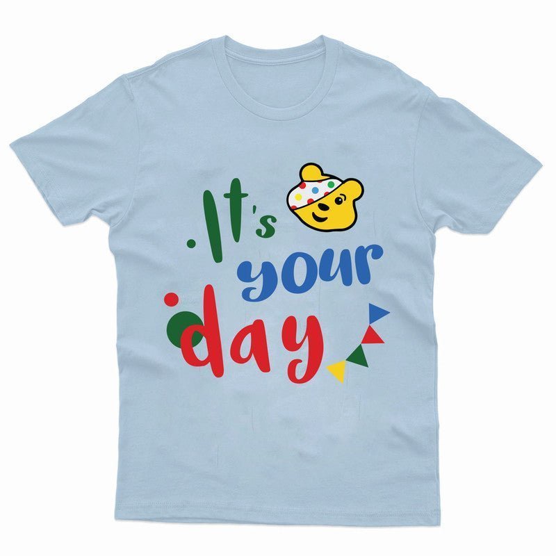 Pudsey Bear T-Shirt Its Your Day Spotty Day Kids 2024 Tee Children Gift Tshirt - TheMonkeyTees