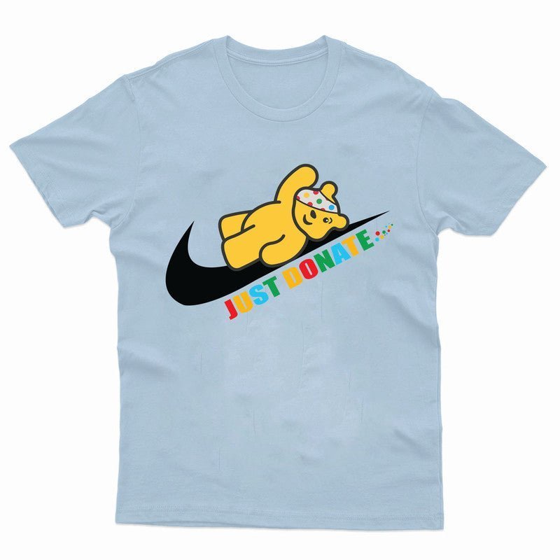 Spotty Day Kids T-Shirt Pudsey Bear Children In Need Boys Girls Just Donate Gift - TheMonkeyTees