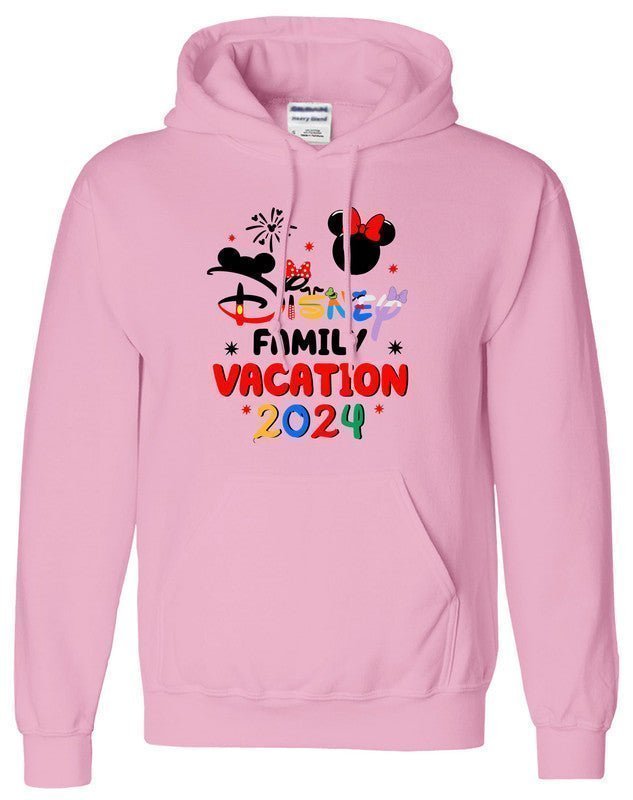 NEW Disneyland Hoodie 2024 Family Matching Mickey Minnie Unisex Kids Hoody - TheMonkeyTees