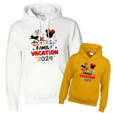 NEW Disneyland Hoodie 2024 Family Matching Mickey Minnie Unisex Kids Hoody - TheMonkeyTees