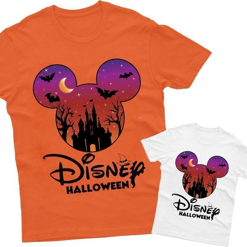 New Halloween Disneyland Kids Funny T-shirt Spooky Xmas Gift Unisex Family Top - TheMonkeyTees