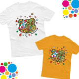 Pudsey Bear Kids Tshirt Children In Need Spotty Day 2024 Xmas School Top T-Shirt - TheMonkeyTees