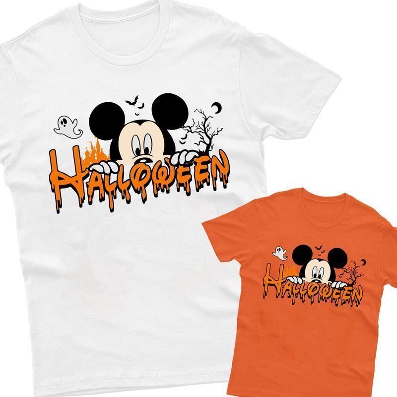 Halloween Mickey's Kids Tshirt Funny Scary Disneyland Horror Unisex Gift Tshirt - TheMonkeyTees