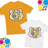 Pudsey Bear Kids Together We Can Spotty Day 2024 T-shirt Boys Girls Gift Top Tee - TheMonkeyTees