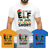 Christmas T-Shirt Funny Elf Xmas Party Unisex Tee Top