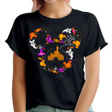 Disneyland Halloween Women's T-Shirt 2024 Family Matching Costume Ladies Top Tee - TheMonkeyTees