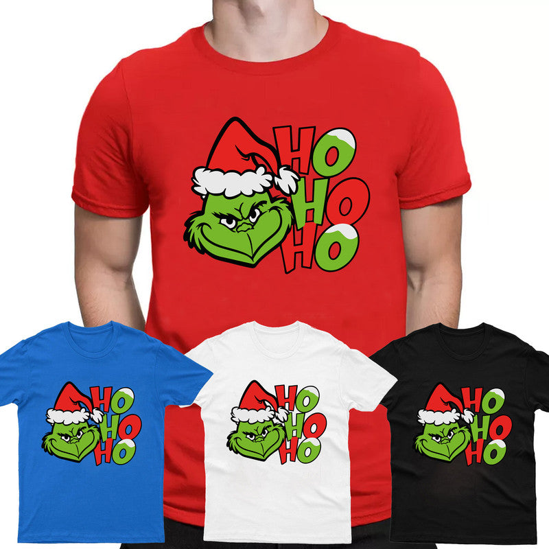 Ho Ho No Grinch Xmas Tshirt