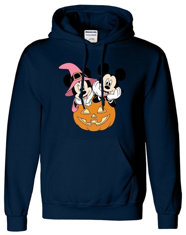 New Halloween Mens Kids Hoodie Mickey Minnie Disneyland Horror Women Top Hoody - TheMonkeyTees