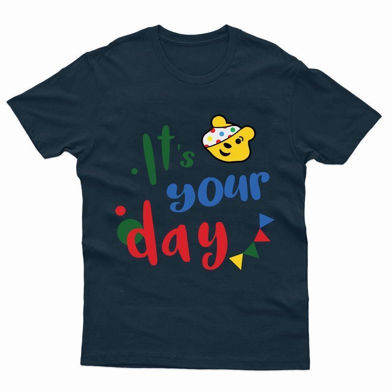 Pudsey Bear T-Shirt Its Your Day Spotty Day Kids 2024 Tee Children Gift Tshirt - TheMonkeyTees