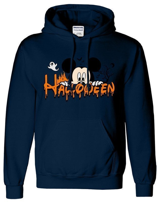 Halloween Mickey's Mens Kids Hoodie Funny Scary Disneyland Horror Unisex Hoody - TheMonkeyTees