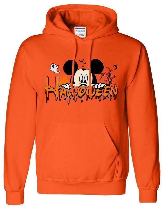 Halloween Mickey's Mens Kids Hoodie Funny Scary Disneyland Horror Unisex Hoody - TheMonkeyTees