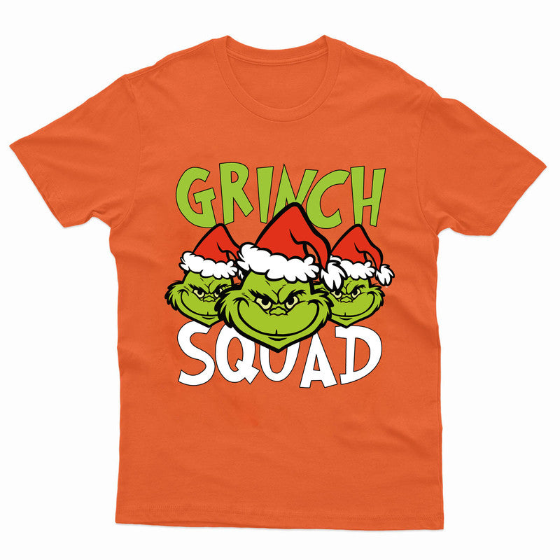 Grinch Squad Mens T Shirt Funny Christmas Xmas Festive Gift Novelty Top Tee