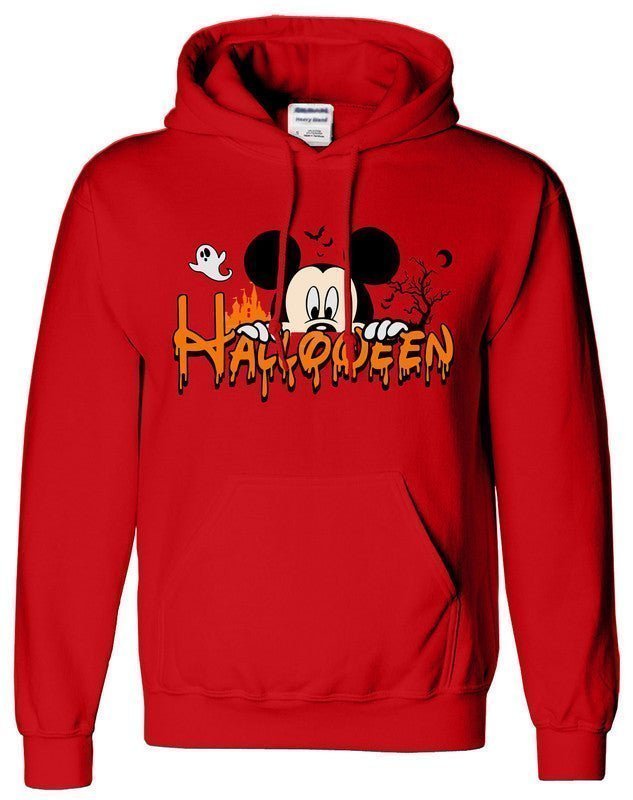 Halloween Mickey's Mens Kids Hoodie Funny Scary Disneyland Horror Unisex Hoody - TheMonkeyTees