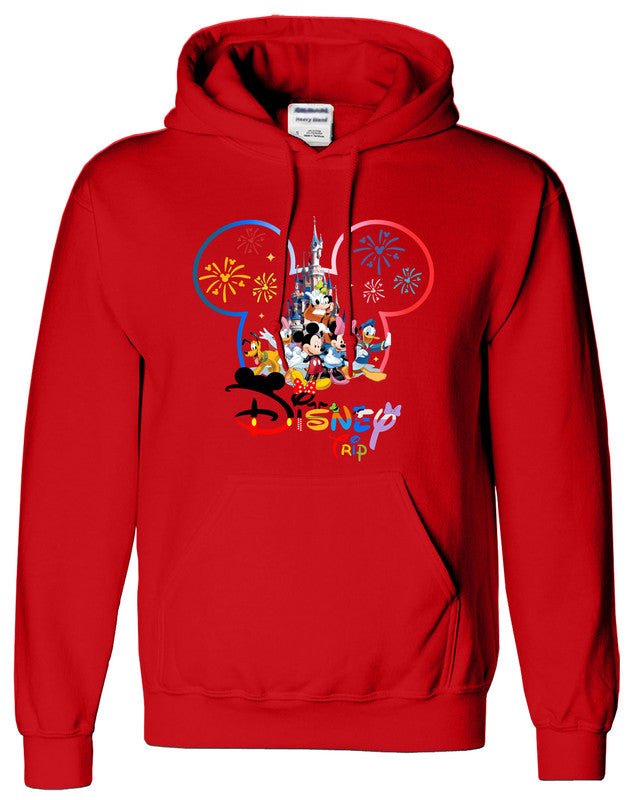 Disneyland Hoody 2024 Personalised Minnie Mickey Family Matching Pullover Hoodie - TheMonkeyTees