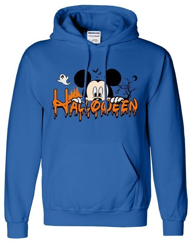 Halloween Mickey's Mens Kids Hoodie Funny Scary Disneyland Horror Unisex Hoody - TheMonkeyTees