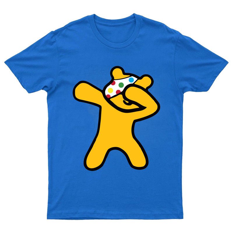 Spotty Day 2024 Kids T-Shirt Dubbing Pudsey Bear Children In Need School Top Tee - TheMonkeyTees