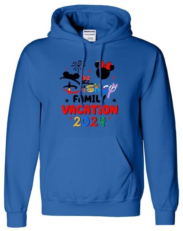 NEW Disneyland Hoodie 2024 Family Matching Mickey Minnie Unisex Kids Hoody - TheMonkeyTees