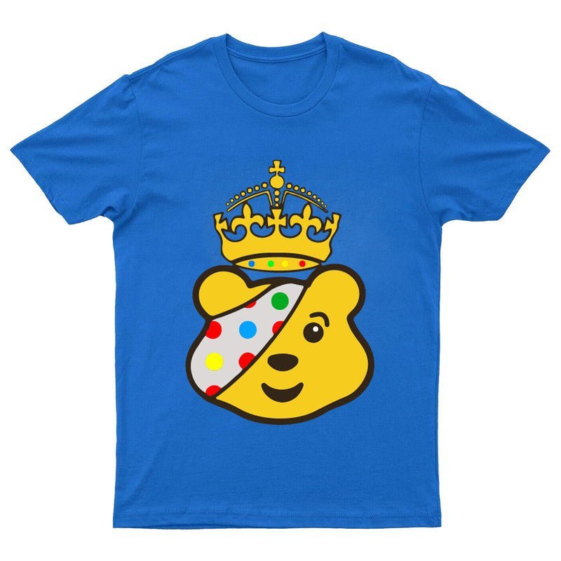 Children In Need Spotty Day 2024 King Pudsey Bear Boys Girls Kids School T Shirt - TheMonkeyTees