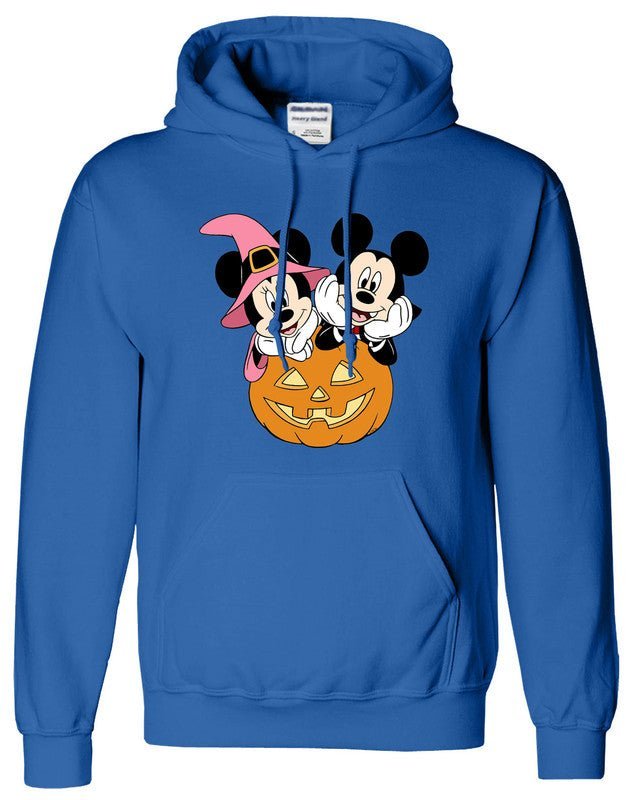 New Halloween Mens Kids Hoodie Mickey Minnie Disneyland Horror Women Top Hoody - TheMonkeyTees