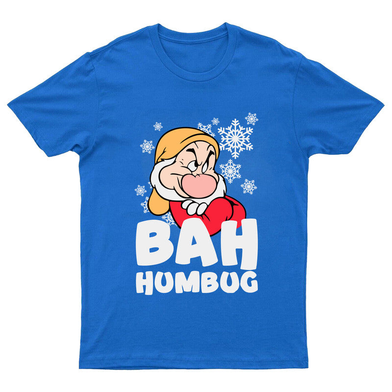 Bah Humbug Funny Christmas T-Shirt Xmas Costume Unisex Kids Boys Girls Tee Gift