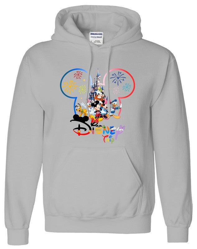 Disneyland Hoody 2024 Personalised Minnie Mickey Family Matching Pullover Hoodie - TheMonkeyTees