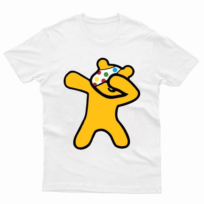 Spotty Day 2024 Kids T-Shirt Dubbing Pudsey Bear Children In Need School Top Tee - TheMonkeyTees