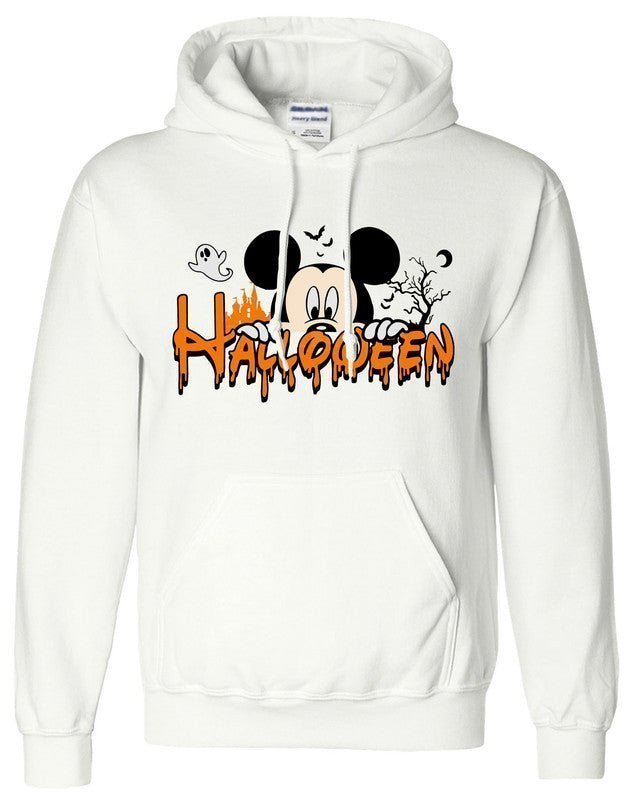 Halloween Mickey's Mens Kids Hoodie Funny Scary Disneyland Horror Unisex Hoody - TheMonkeyTees