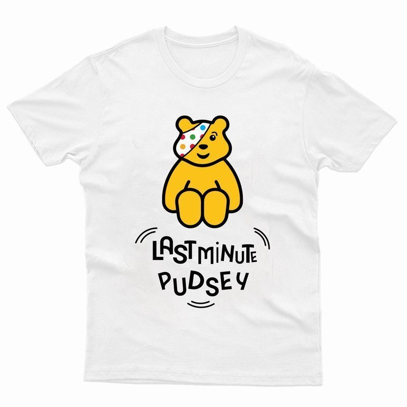 Pudsey Bear T-Shirt Spotty Day 2024 Last Minute Pudsey Kids Gift Top Tee Tshirt - TheMonkeyTees