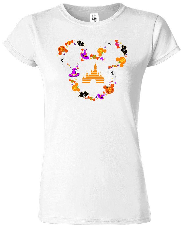 Disneyland Halloween Women's T-Shirt 2024 Family Matching Costume Ladies Top Tee - TheMonkeyTees