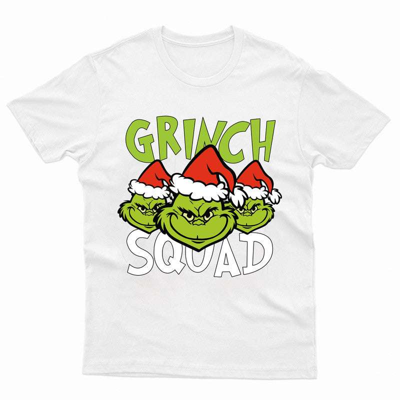 Grinch Squad Mens T Shirt Funny Christmas Xmas Festive Gift Novelty Top Tee